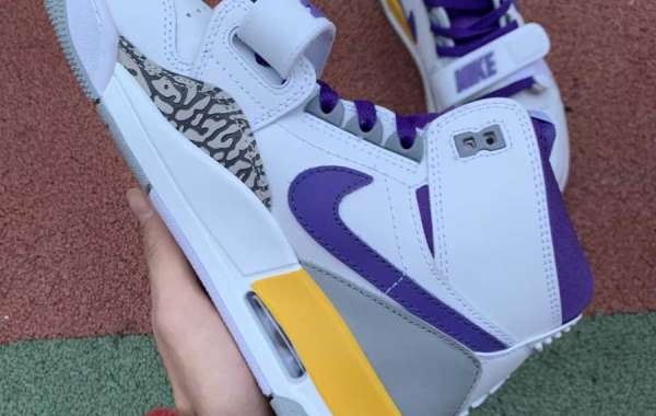 Where To Buy High Quality Air Jordan Legacy 312 'Lakers'  Basketball Sneakers