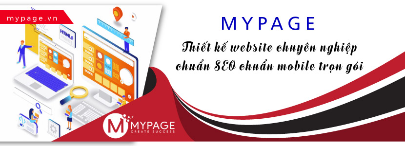 Thiết kế website chuyên nghiệp chuẩn seo trọn gói MYPAGE