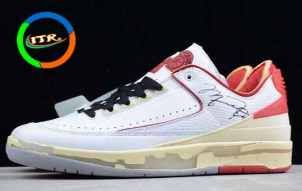 New Release Off-White x Air Jordan 2 Low “White/Varsity Red” Sale