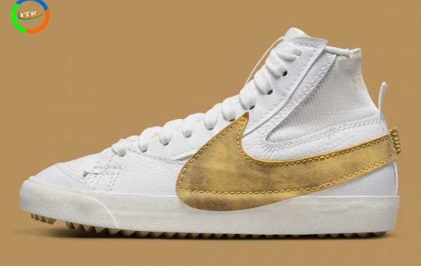 DV6481-100 Nike Blazer Mid '77 Jumbo "White/Sanded Gold" Release Information